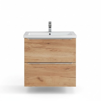 Design Luxus Waschtisch Waschbecken Wand Hänge Schrank mit Einbau