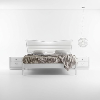 Design Möbel Bett 2x Nachttische 3 tlg Schlafzimmer Set Luxus Betten Neu