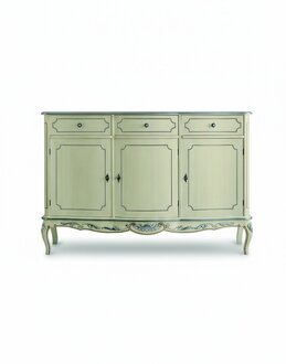 Design Möbel Stil Klassischer Kommode Weiss Sideboard Holz Italienische
