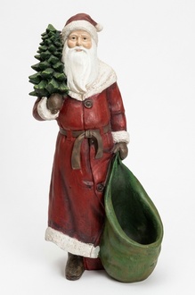Design Nikolaus Weihnachtsbaum Garten Statue Skulptur Figuren