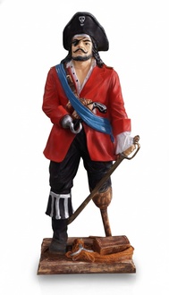 Design Pirat Figur Garten Statue Skulptur Figuren Skulpturen Dekoration
