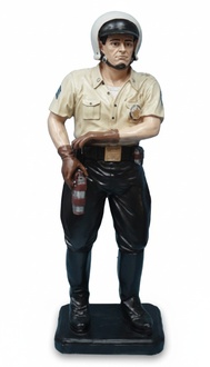 Design Polizist Figur Garten Statue Skulptur Figuren Skulpturen Dekoration