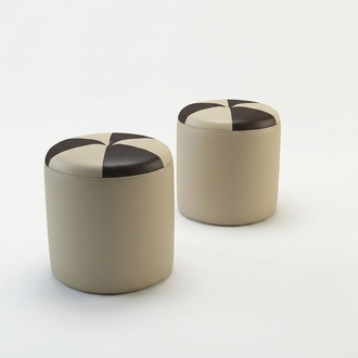 Design Polster Hocker Fußhocker Ottomane Sitz Gepolstert Pufa FT009