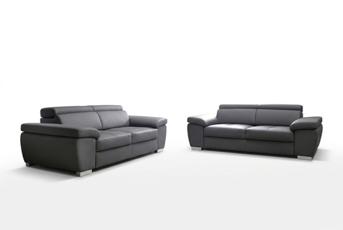 Design Polster Sitz Couch 2 Sitzer Garnitur Sofa Sofas Couchen Stoff Textil Neu