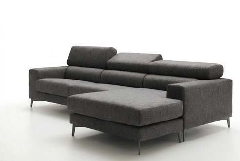 Design Polster Wohnzimmer Moderne Luxus Ecke Textil Holz Sofa L-Form alfitalia