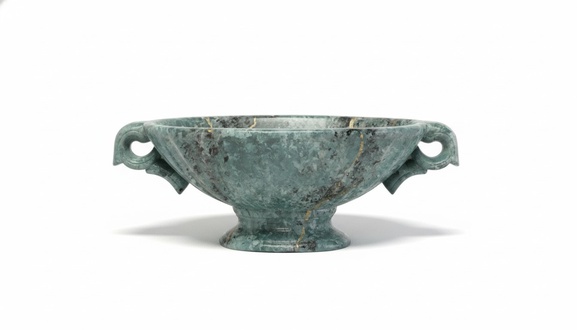 Design Schale Schalen Vasen Dekovase Vase mit Griffen 14cm Dekoration