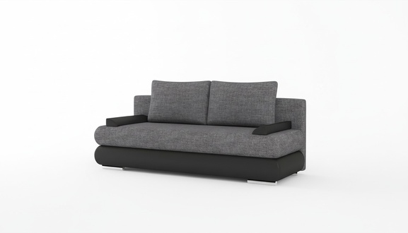 Design Schlafsofa Couch Polster 3 Sitzer Stoff Couch Gästezimmer Sofas