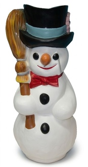 Design Schneemann Figur Garten Statue Skulptur Figuren Skulpturen