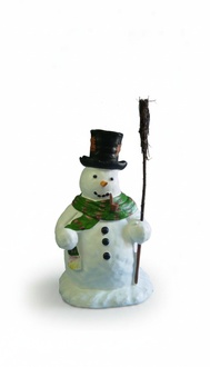 Design Schneemann Figur Garten Statue Skulptur Figuren Skulpturen Deko