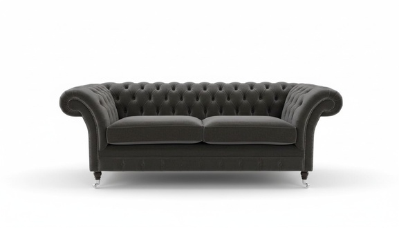 Design Sofa 3 Sitzer Couch Chesterfield Polster Sitz Garnitur Leder