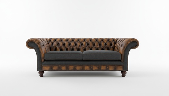 Design Sofa Couch Polster Sofas Couchen Sitz Garnitur Leder 3 Sitzer