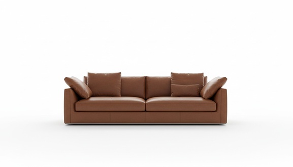 Design Sofa Dreisitzer 3er Möbel Italien Set Couch Polster Sitz Leder Wohn Neu