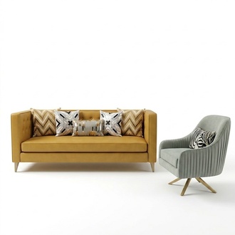Design Sofa Möbel Wohn Zimmer Set Couch Polster Sitz Garnitur Leder 3+1