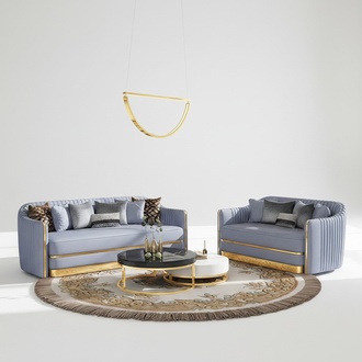 Design Sofa Garnitur Polster Sitz Couchen Garnituren Textil Couch Luxus Sofas