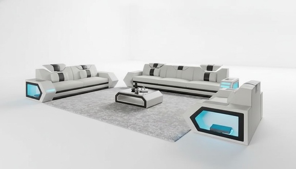 Design Sofagarnitur 321 Sitzer Set Sofa Couchen Couch Modern Luxus Neu Polster