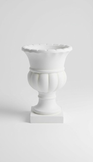 design Vase Kelch XXL Vasen Blumen Dekoration Dekorative Antik Stil Raum