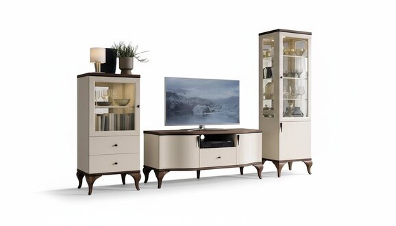 Design Vitrine Glas Schrank Wohnzimmer Schaufenster Vitrinen Regal