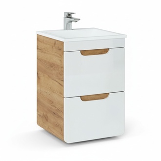 Design Waschbecken 50cm Badezimmer Waschtisch Bad Becken