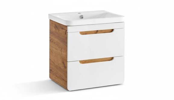 Design Waschbecken 57cm Badezimmer Waschtisch Bad Becken
