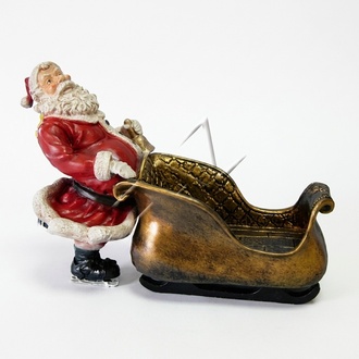Design Weihnachtsmann Figur Garten Statue Deko Skulptur Figuren Skulpturen