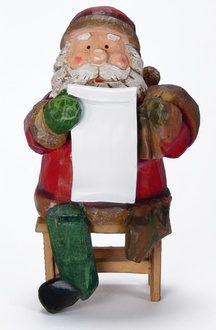 Design Weihnachtsmann Figur Deko Garten Statue Skulptur Figuren Skulpturen
