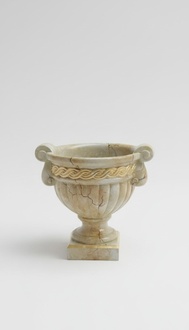 Design XXL Obst Schale Vase Ellipse Vasen Antik Schalen Deko