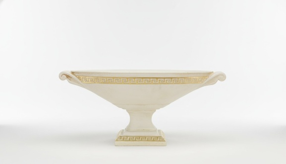 Design XXL Obst Schale Vase Ellipse Deko Vasen Antik Schalen Dekoration
