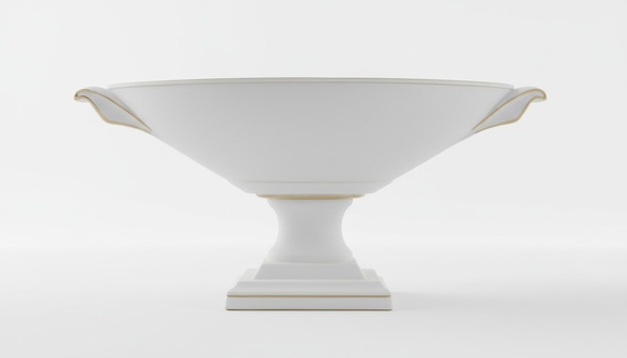 Design XXL Obst Schale Vase Ellipse Vasen Antik Stil Schalen Raum