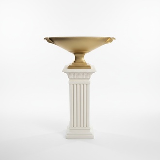 Design XXL Obst Schale Vase Ellipse Dekor Vasen Antik Stil Schalen Raum