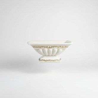 Design XXL Obst Schale Deko Vase Ellipse Vasen Antik Schalen Dekoration