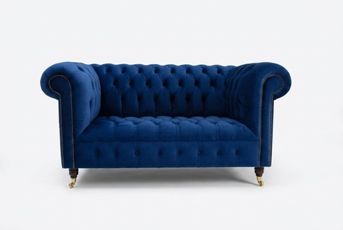 Design Zweisitzer Möbel 2 Sitzer Sofa Couch Polster Lounge Club Couchen Sofas