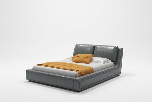 Designer Bett Luxus Doppel Leder Hotel Betten Doppel Schlaf Zimmer