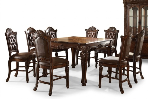 Designer Esstisch Esszimmer 8 Stühlen Gruppe Stuhl Tische Holz Tisch