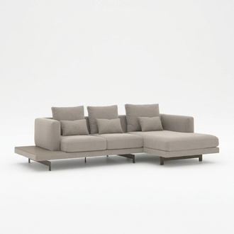 Designer Grau Sofa Couch L-Form Modern Ecksofa Polstermöbel Wohnzimmer