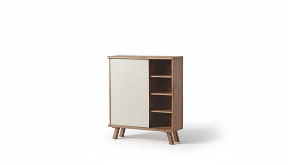 Designer Kommode Anrichte Side Low Board Schrank Zimmer Regal Metall