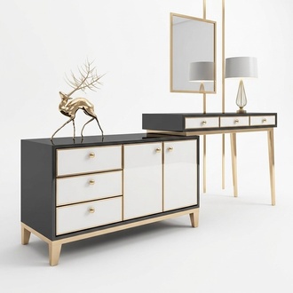 Designer Konsolentisch Tisch Konsole Konsolentische Schmink Sekretär