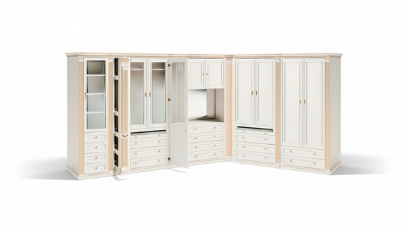 Designer Massivholz Kleiderschrank Schlafzimmer Möbel Luxus Einrichtung