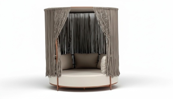 Designer Möbel Gartensofa Polster Beige Hochwertig Sofas Terrasse Couchen