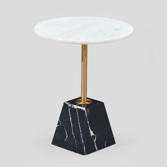 Designer Runder Abstelltisch Luxus Marmor Beistelltische Stilvolle Möbel