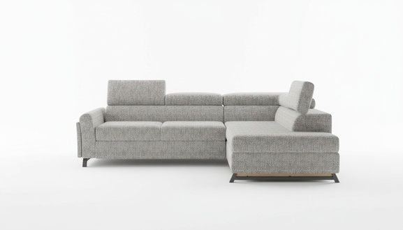 Designer Sofa Couch Ecksofa Textil Polster Garnitur Wohnlandschaft L-Form Stoff