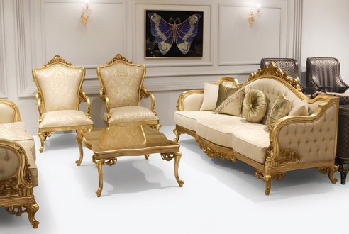 Designer Sofagarnitur 31 Sitzer Couchgarnitur Textil Komplett Wohnzimmer Set