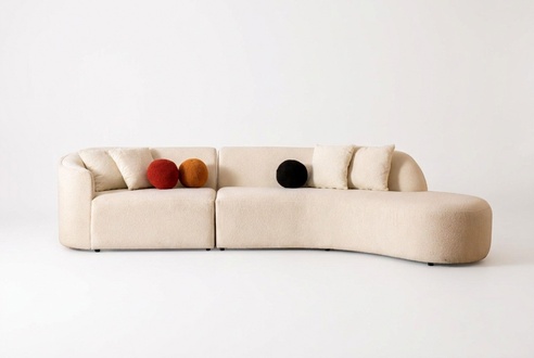 Designer Weiß Couch Sofa Ecksofa L-form Modern Möbel wohnzimmer Eckgarnitur