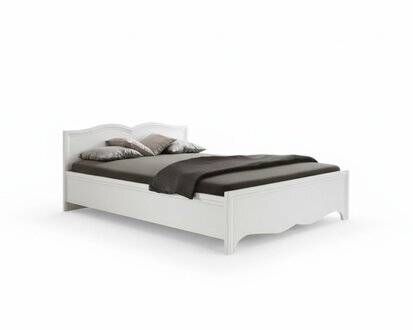 Doppelbett Milano Klassik Bett Betten Ehe Schlafzimmer Holz Designer Neu MI-2