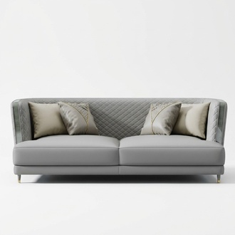 Dreisitzer Couch Polster Design Sofa Sitz Deko Sofas Zimmer Möbel Moderne
