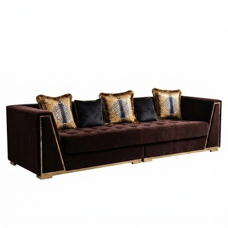 Moderne Dreisitzer Polster Couch Sofa Design 3er Sitz Sofas Zimmer Möbel