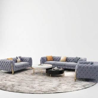 Sofa Moderne Dreisitzer Polster Couch Design 3er Sitz Sofas Zimmer Möbel