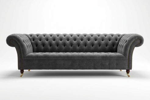Dreisitzer Couch Polster Design Sofa Moderne Sitz Sofas Samt Zimmer Möbel