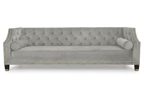 Dreisitzer Stoff Wohnzimmer Design Couchen Polster Sofa Sofas Chesterfield Neu