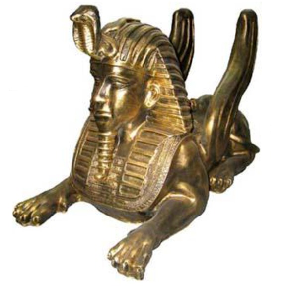 Ägyptischer Sphinx Statue Statuen Dekoration Figuren Skulpturen Deko