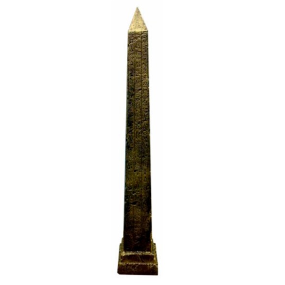 Ägypten Skulptur Obelisk Kunststoff Statue Figuren Statuen Antik Stil 55 cm